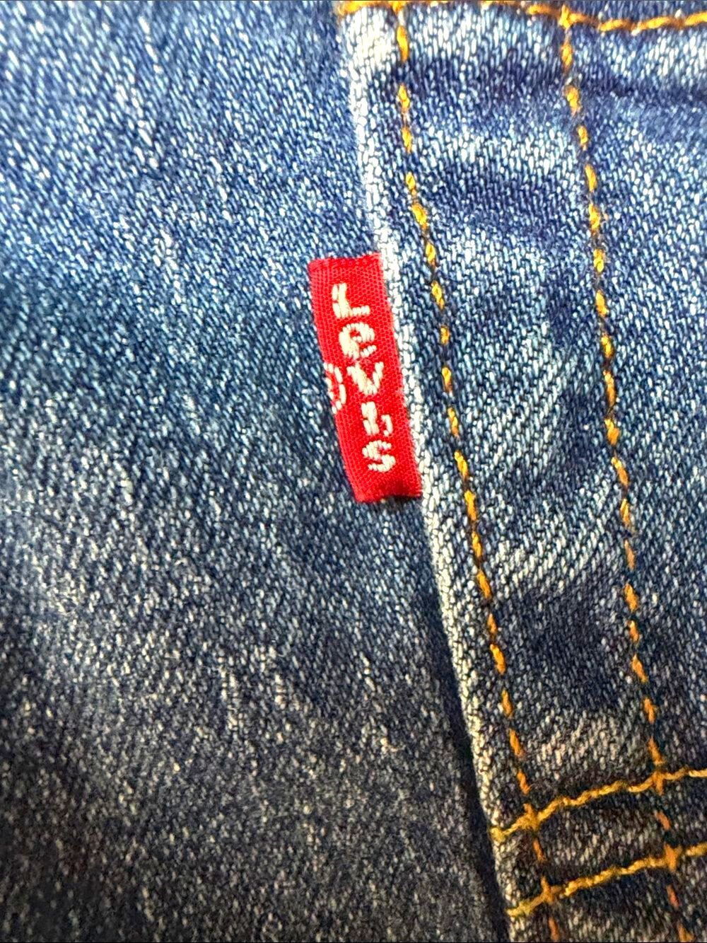 Levi's 511 Slim Fit Men's Jeans 30x30 Classic Red Tab Blue Denim Streetwear - Picture 4 of 5